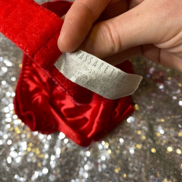 ❤️vintage shiny red bra❤️ - Picture 5 of 11